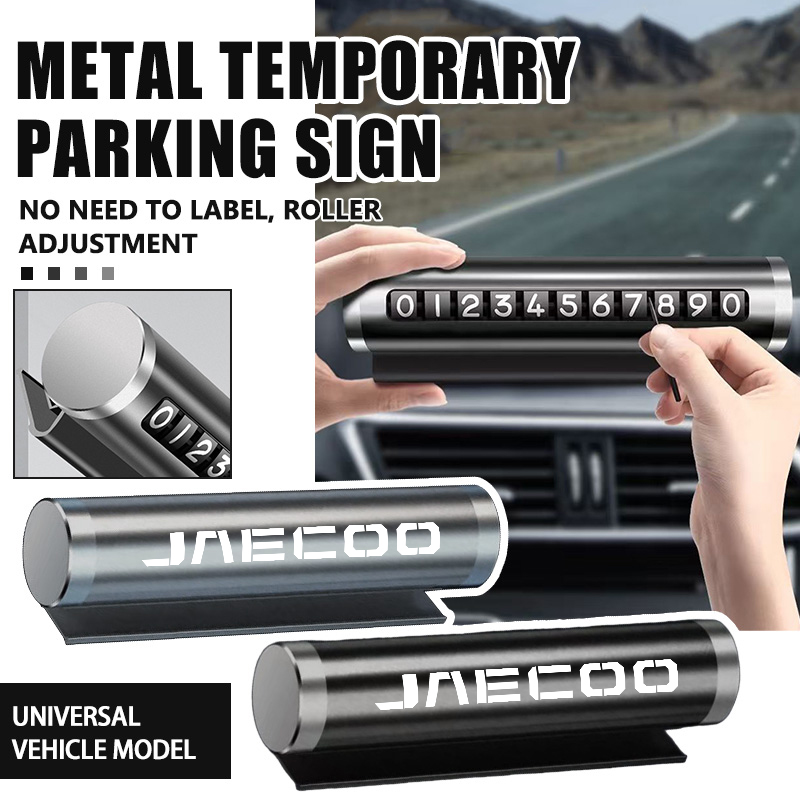 Crepe Pan Carbon - Universal Car Phone Number Temporary Parking