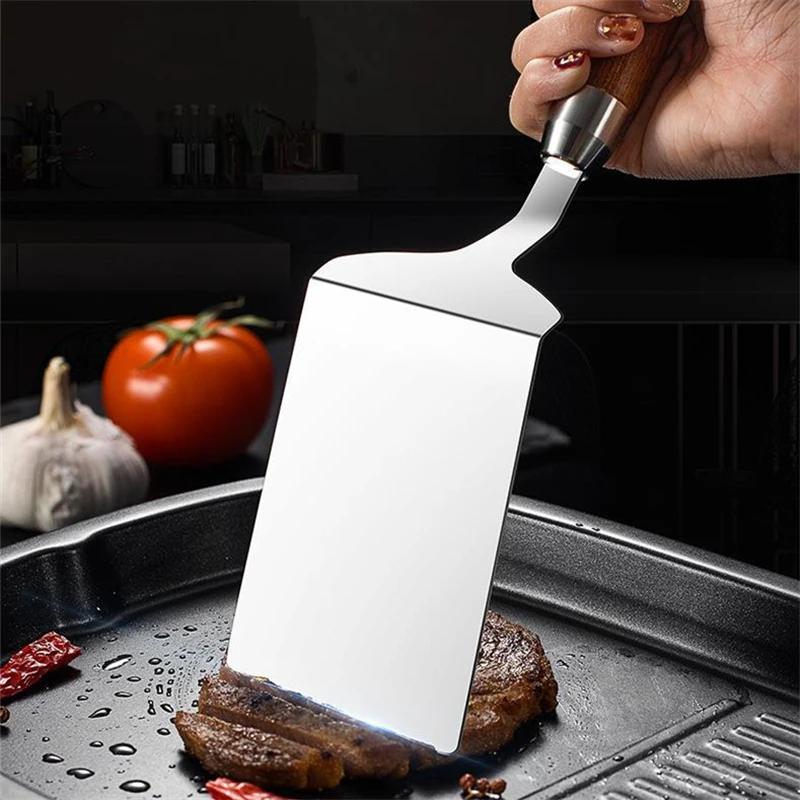 Stainless Steel Square Head St - đánh giá và giá Okonomiyaki Spatula