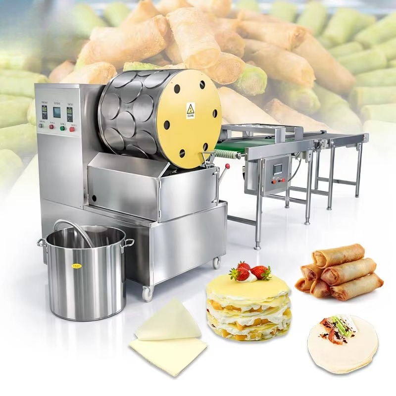 Full Automatic Injera Spring E - đánh giá và giá Spring Roll Wrapper
