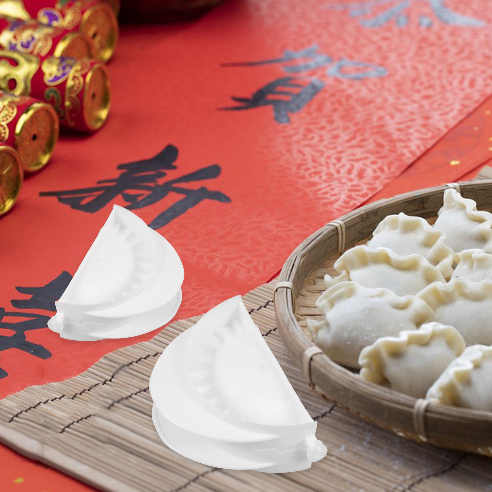4Pcs Dumpling Maker Set PP Mat - đánh giá và giá Dumpling Press Set