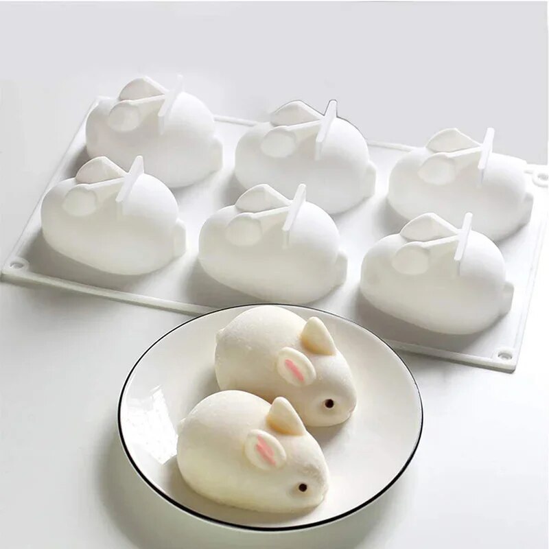 Silicone Rabbit Mold Fondant B - đánh giá và giá Bunny Cake Mold
