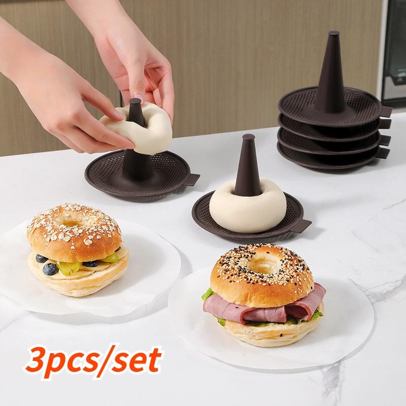 3Pcs/Set Donut Silicone Baking - đánh giá và giá Donut Mold Silicone