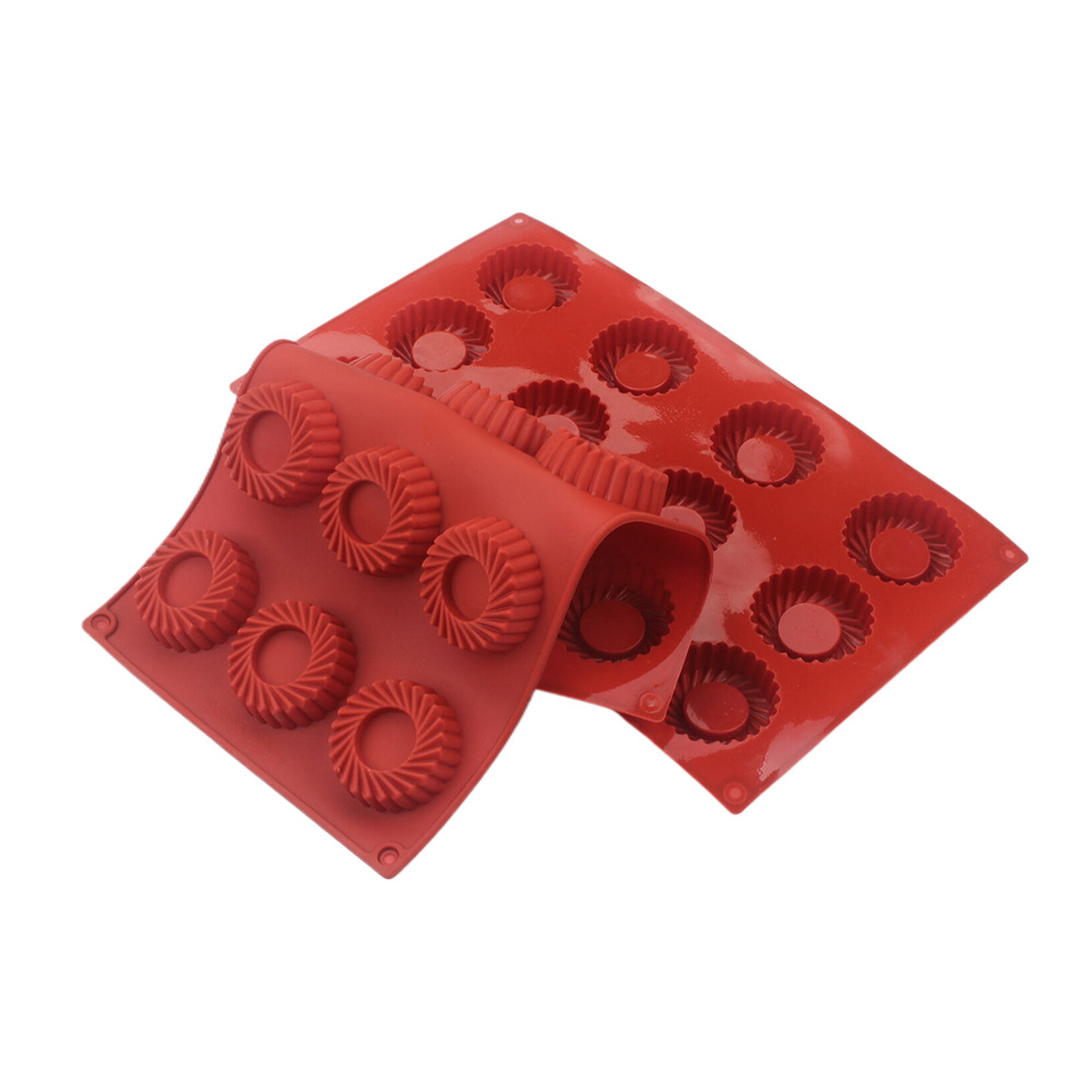 12 Holes Circular Vortex Shape - đánh giá và giá Donut Mold Silicone