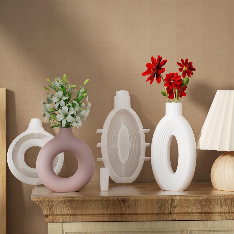 Nordic Donut Shape Vase Silico - đánh giá và giá Donut Mold Silicone