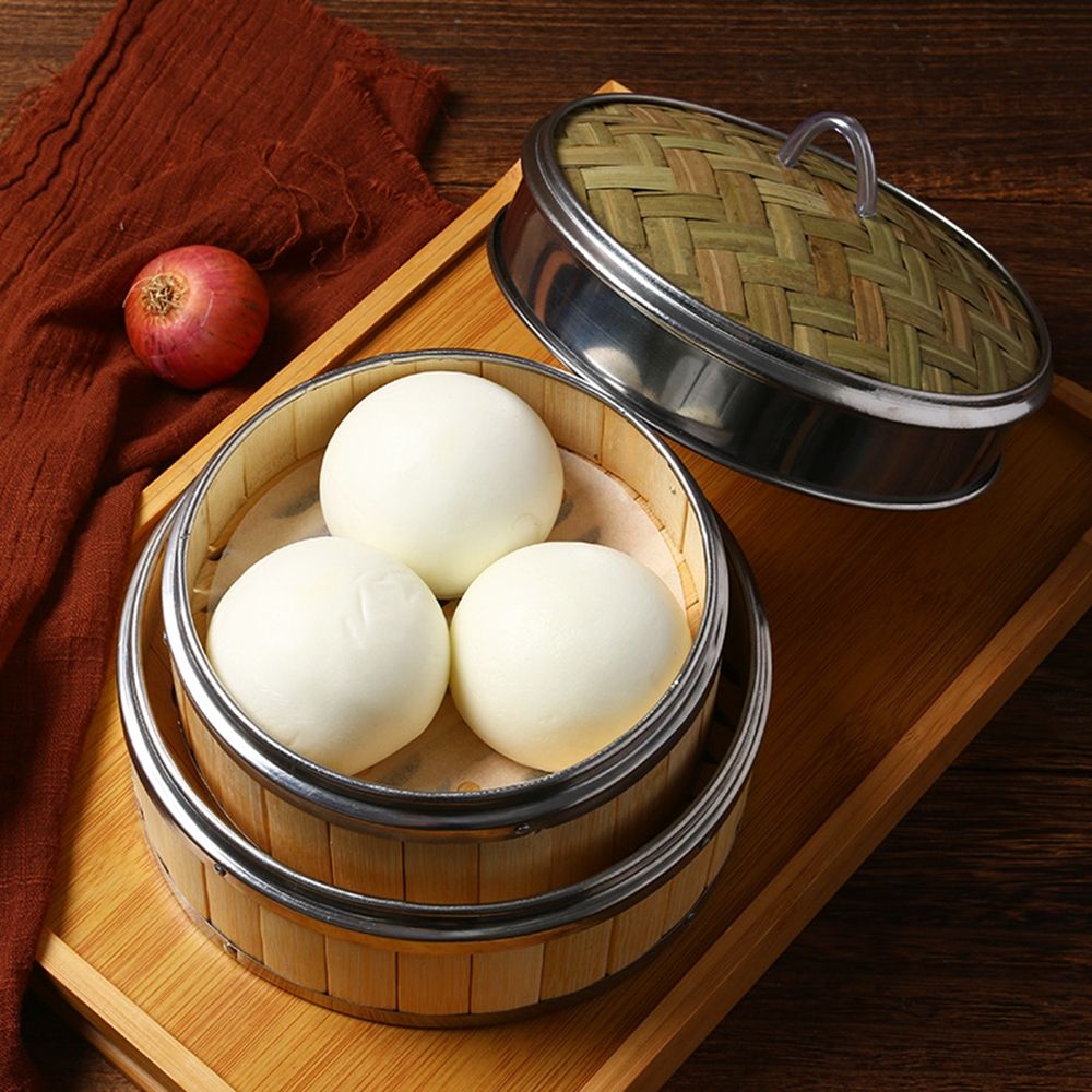 Dim Sum Bao Buns Bamboo Lid St - đánh giá và giá Bao Steamer Bamboo