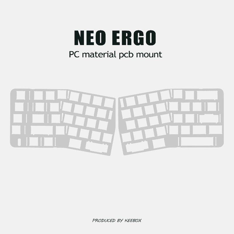 Neo Ergo Keyboard Positioning  - đánh giá và giá Crepe Pan Carbon