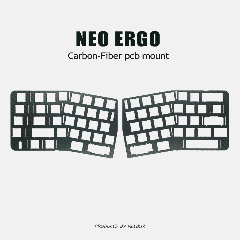 Neo Ergo Keyboard Positioning  - đánh giá và giá Crepe Pan Carbon