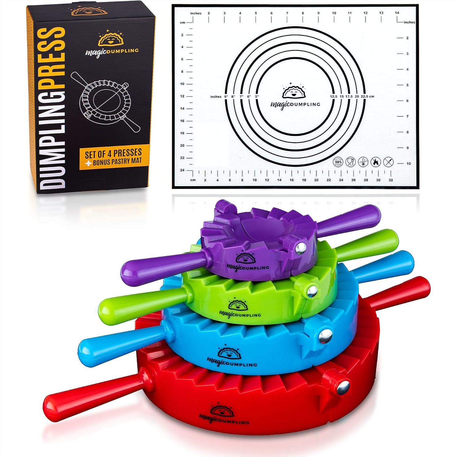 Dumpling Maker Kit, Set of 4 - - đánh giá và giá Momo Mold Press