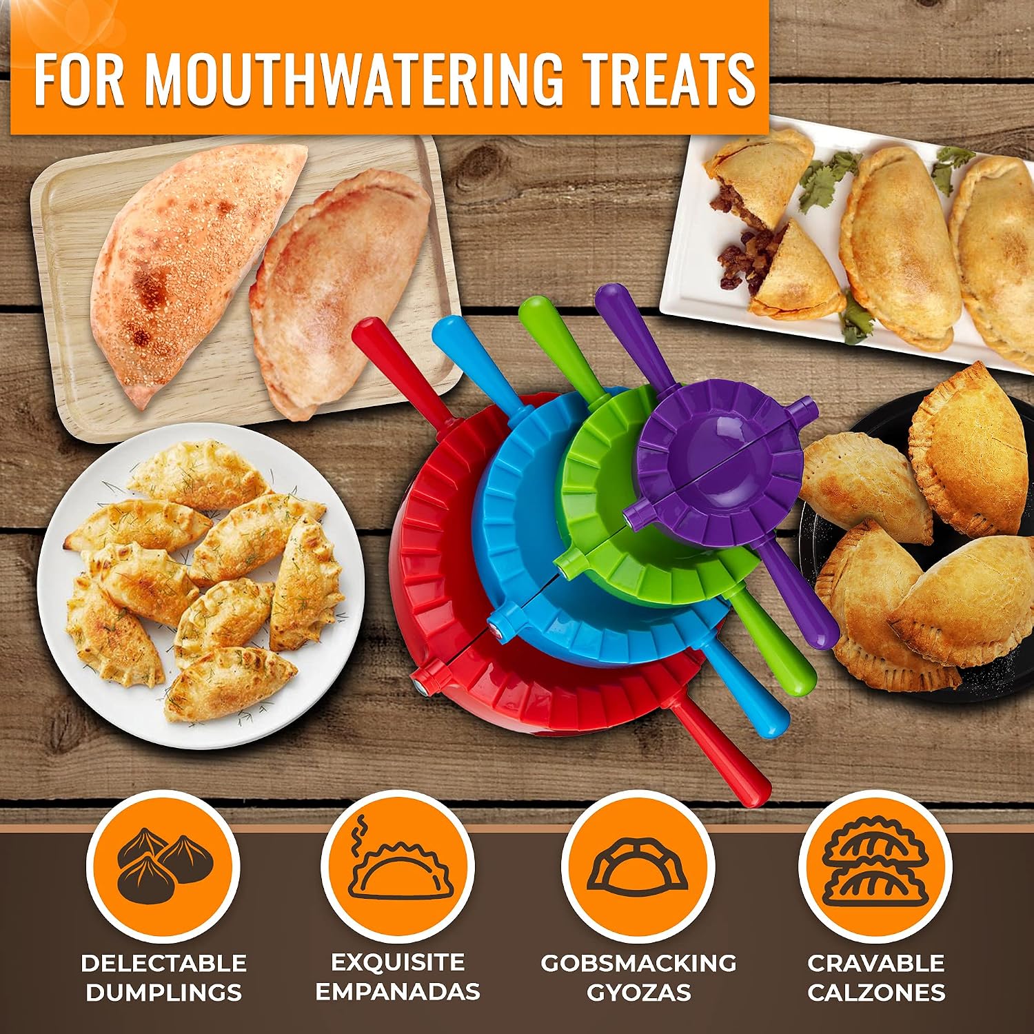 Dumpling Maker Kit, Set of 4 - - đánh giá và giá Momo Mold Press