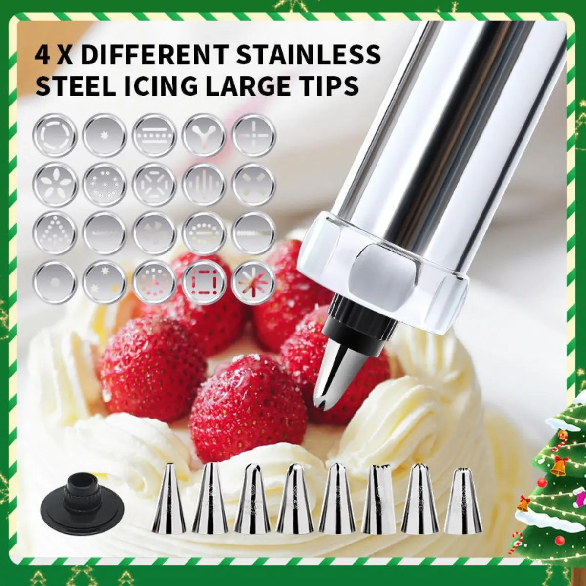 Stainless Steel Cookie Press K - đánh giá và giá Churros Maker Gun