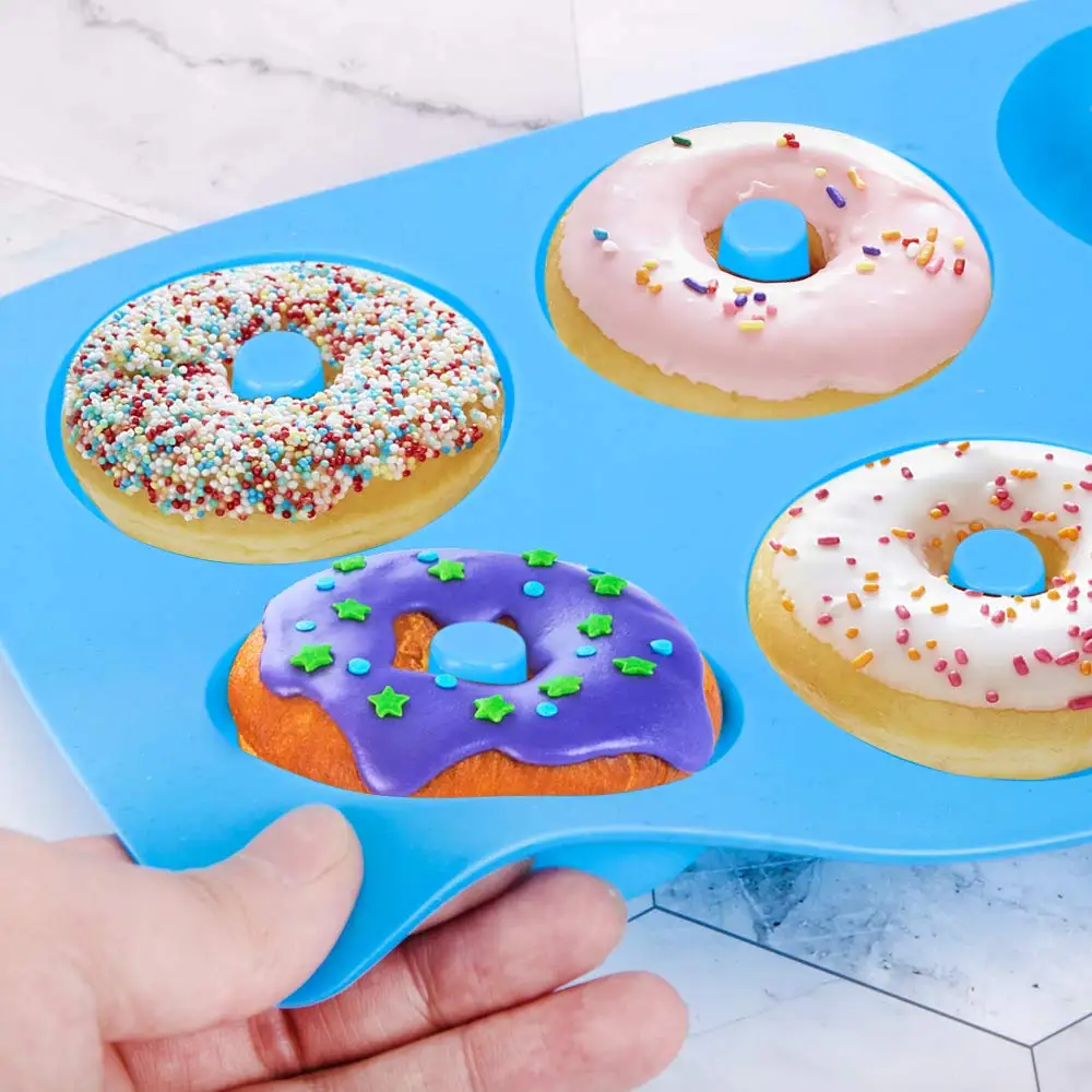 6 Holes Silicone Donut Mold Ba - đánh giá và giá Donut Mold Silicone