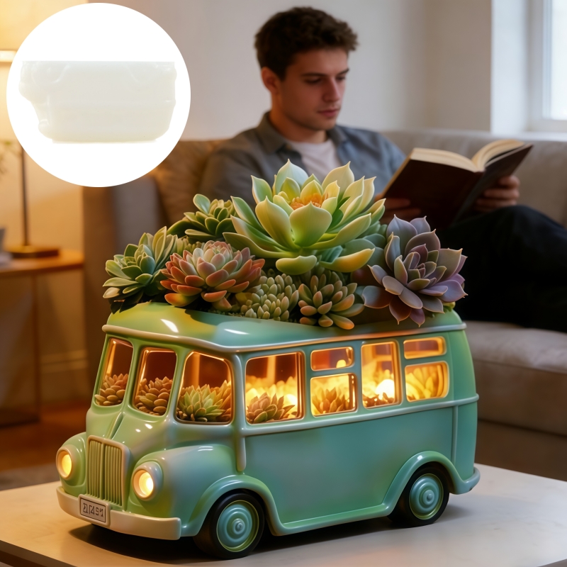 Bus succulent plant flowerpot  - đánh giá và giá Potsticker Mold