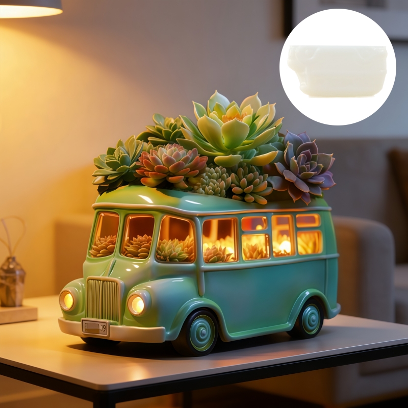 Bus succulent plant flowerpot  - đánh giá và giá Potsticker Mold