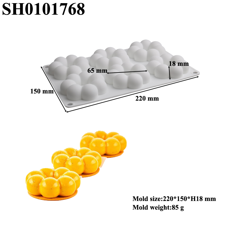 1 or 6 Cells Petal Shaped Donu - đánh giá và giá Donut Mold Silicone