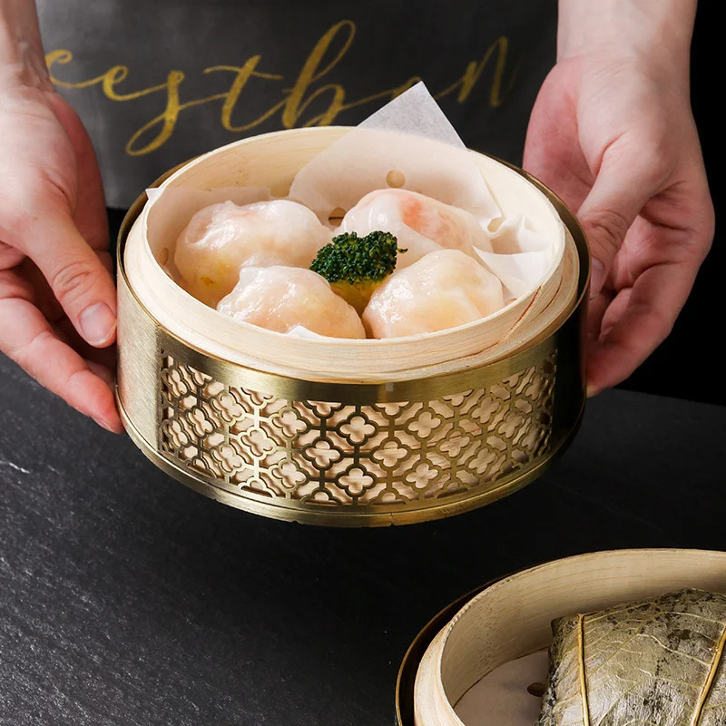 Chinese Bamboo Dimsum Lid Dump - đánh giá và giá Bao Steamer Bamboo