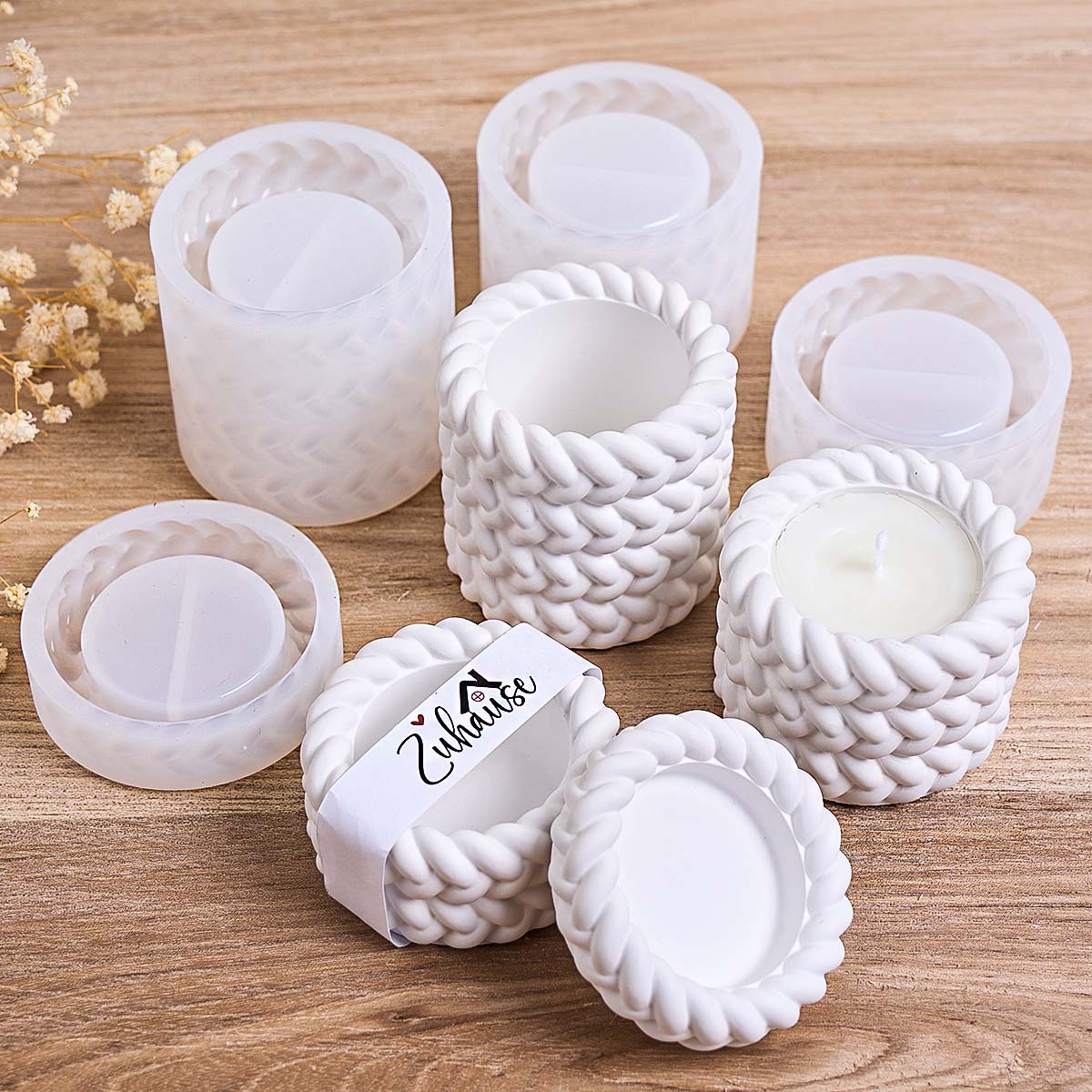 Woven Candle Jar Silicone Mold - đánh giá và giá Potsticker Mold