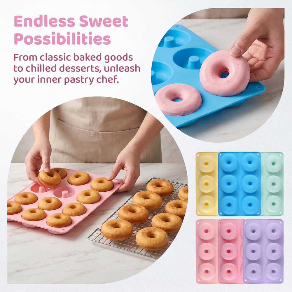 1PC Silicone Donut Mold Baking - đánh giá và giá Donut Mold Silicone