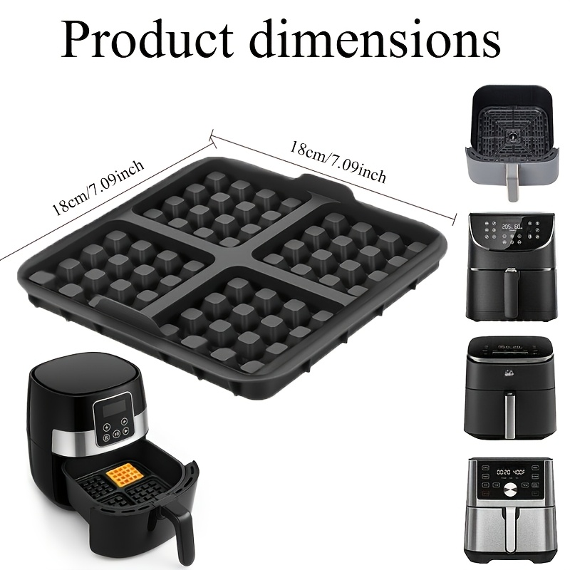 Square Waffle Mold, Non-Stick  - đánh giá và giá Egg Waffle Pan