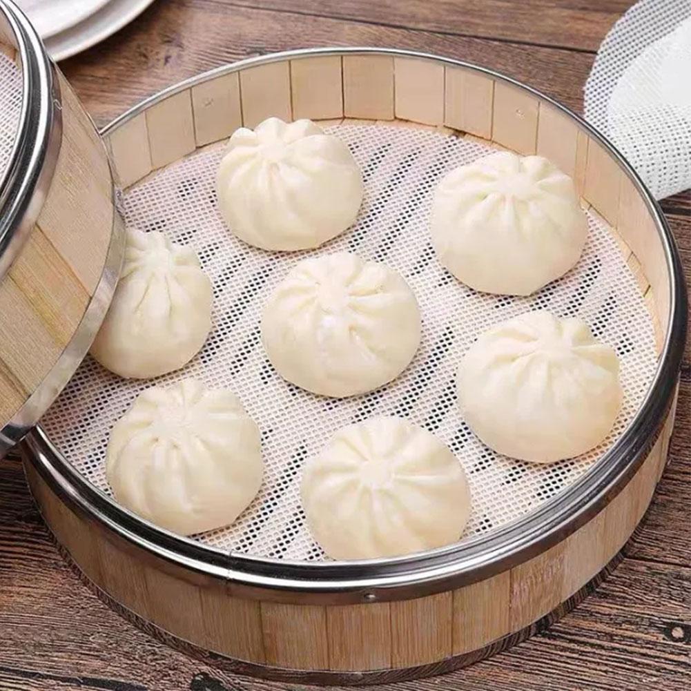 Silicone Bamboo Steamer Liners - đánh giá và giá Bao Steamer Bamboo