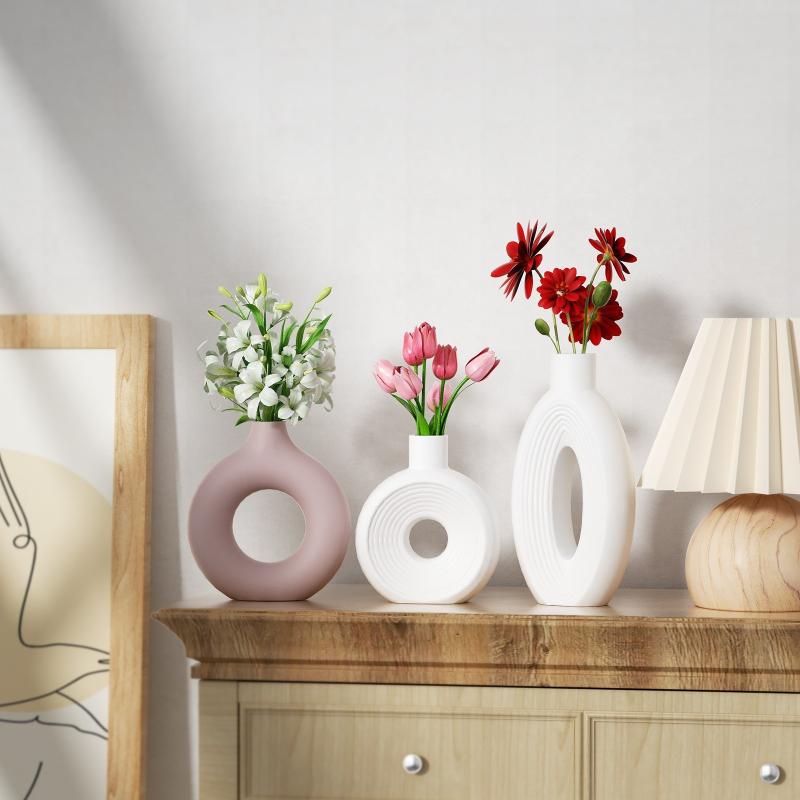 New Nordic Donut Shape Vase Si - đánh giá và giá Donut Mold Silicone