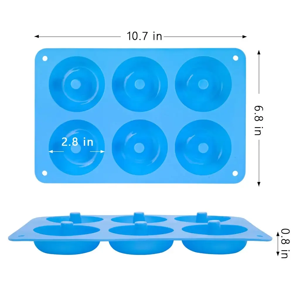1/2pcs Silicone Muffins Donut  - đánh giá và giá Donut Mold Silicone