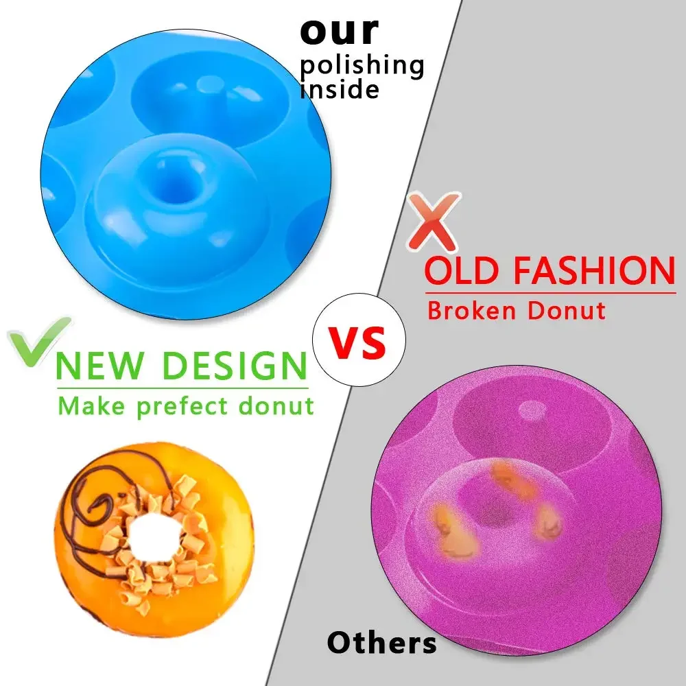 1/2pcs Silicone Muffins Donut  - đánh giá và giá Donut Mold Silicone