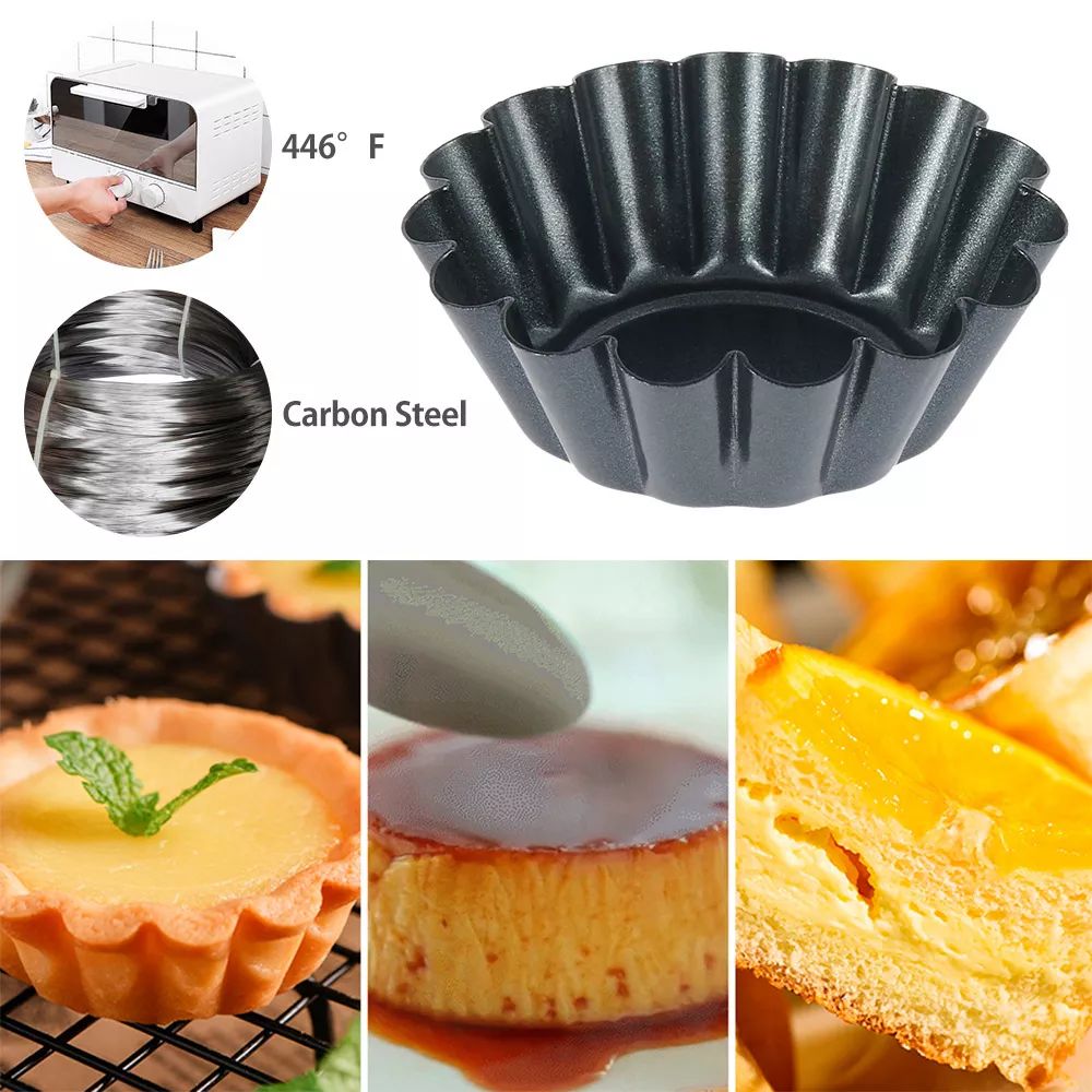 4PCS Mini Round Nonstick Tart  - đánh giá và giá Egg Waffle Pan