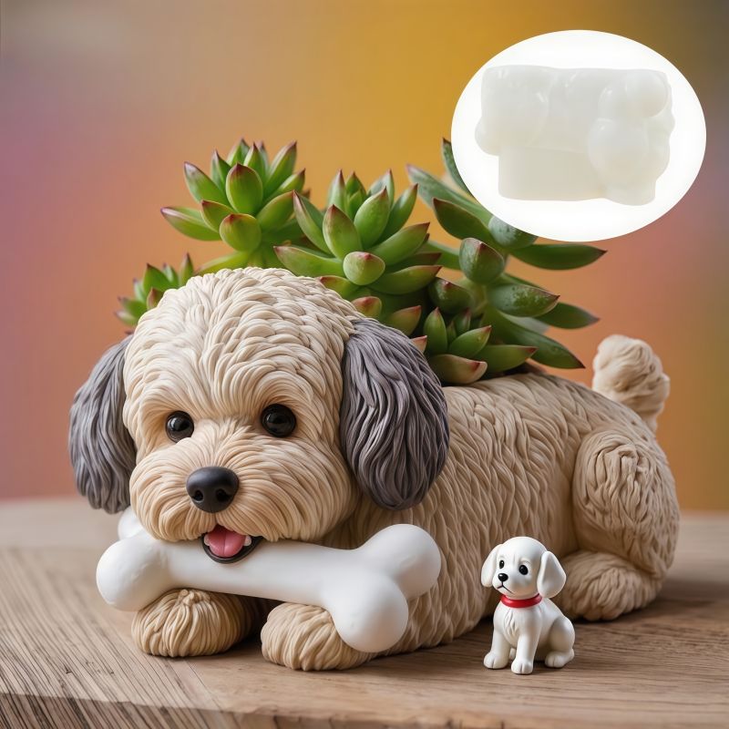Cute dog bone shape succulent  - đánh giá và giá Potsticker Mold