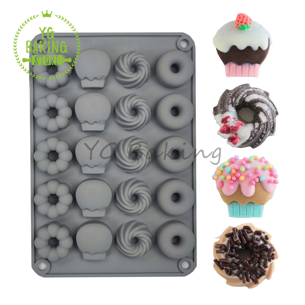 Dorica 3D Mini Tặng Sawalin Cu - đánh giá và giá Donut Mold Silicone