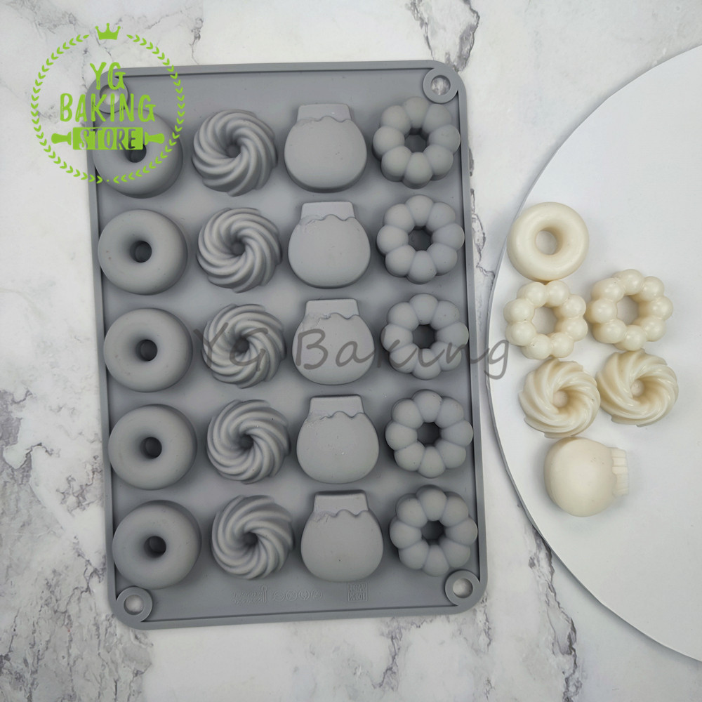 Dorica 3D Mini Tặng Sawalin Cu - đánh giá và giá Donut Mold Silicone