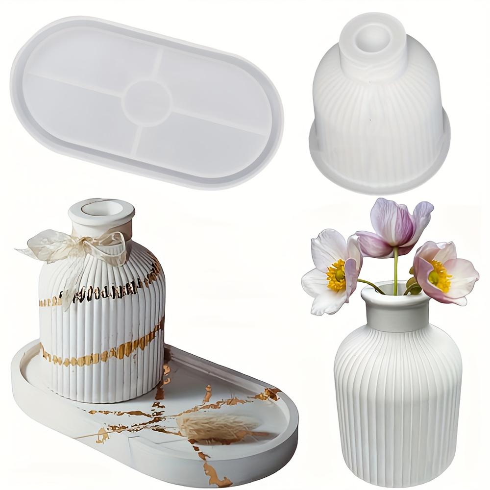 1/2pcs Vase Tray Silicone Mold - đánh giá và giá Potsticker Mold