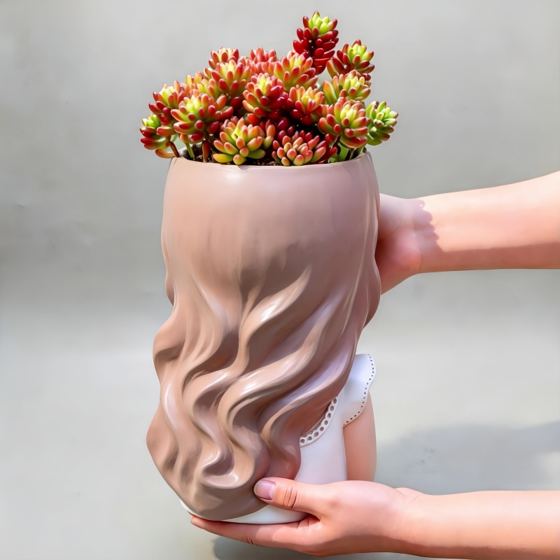 Large Fairy Girl Flower Pot Si - đánh giá và giá Potsticker Mold