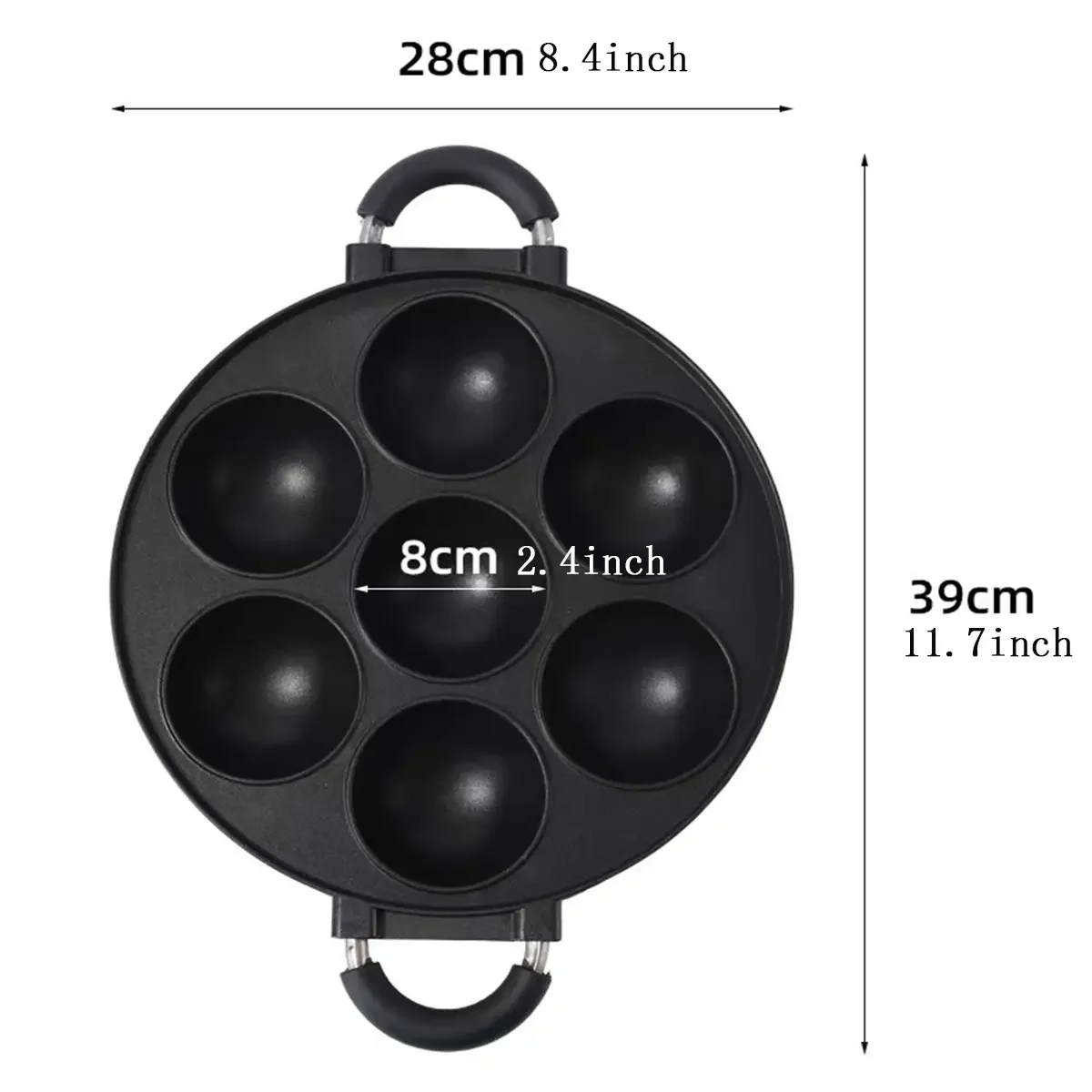 7 Hole Cake Cooking Pan Cast I - đánh giá và giá Cast Iron Corn