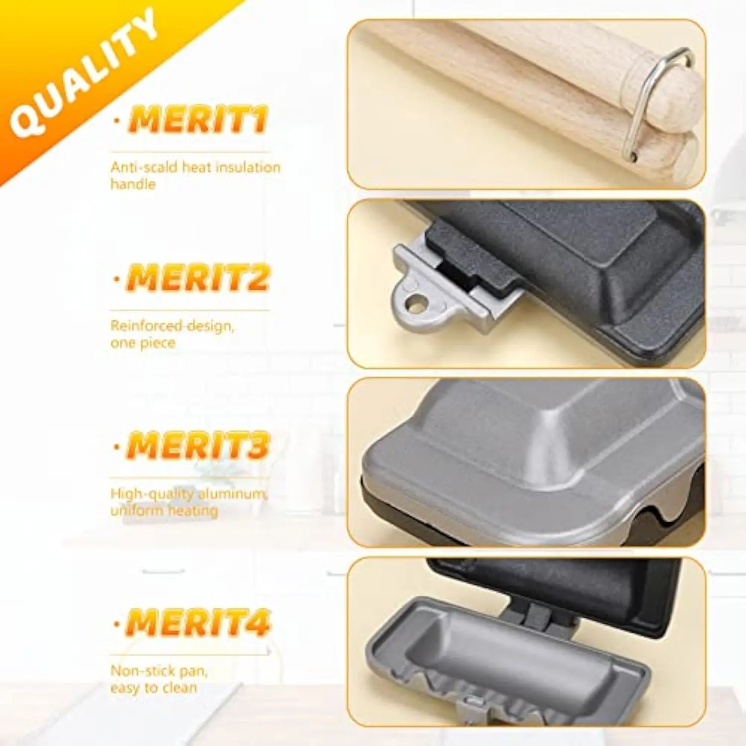 Breakfast Sandwich Maker, 4W1H - đánh giá và giá Hot Dog Press