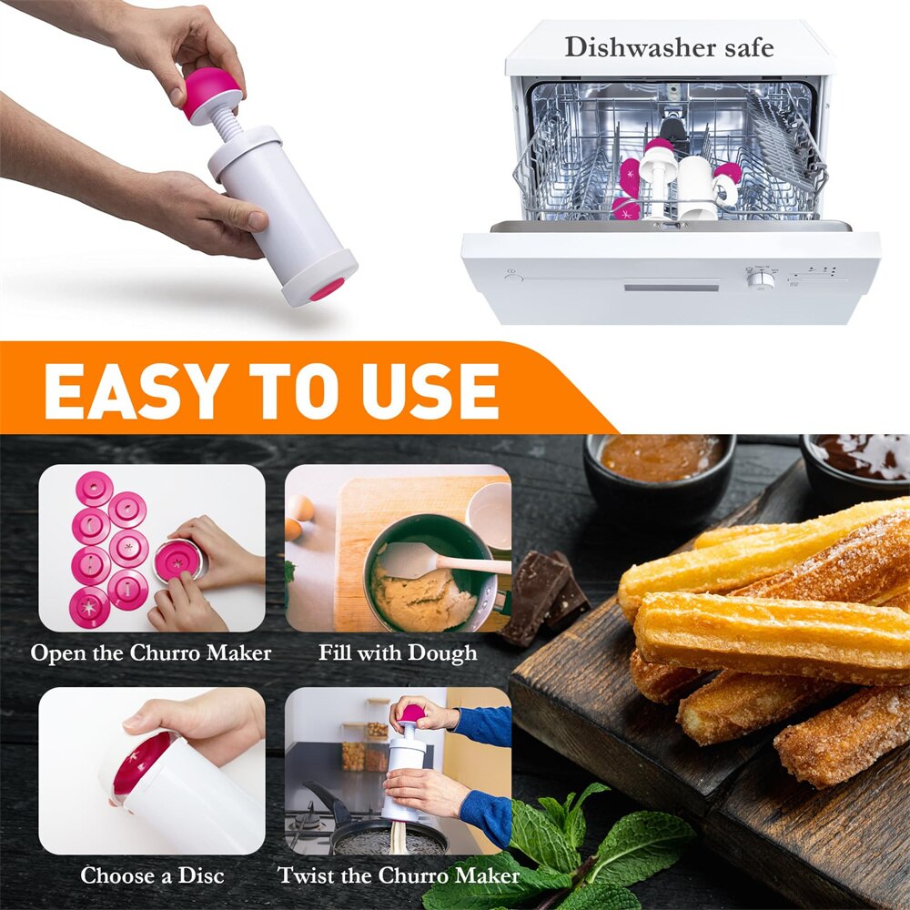 Plastic Churro Maker Kit Porta - đánh giá và giá Churros Maker Gun
