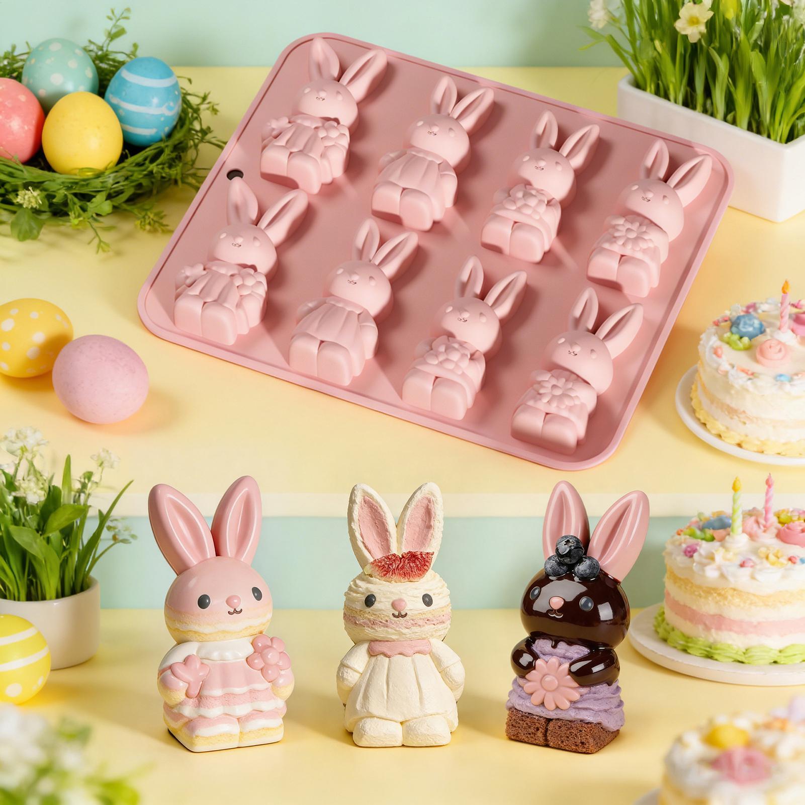 Creative Easter Bunny Silicone - đánh giá và giá Bunny Cake Mold
