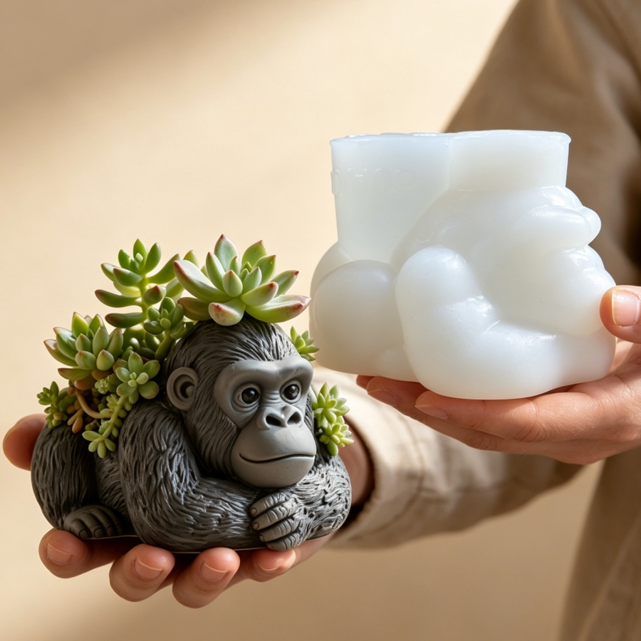 Lying nest gorilla succulent p - đánh giá và giá Potsticker Mold