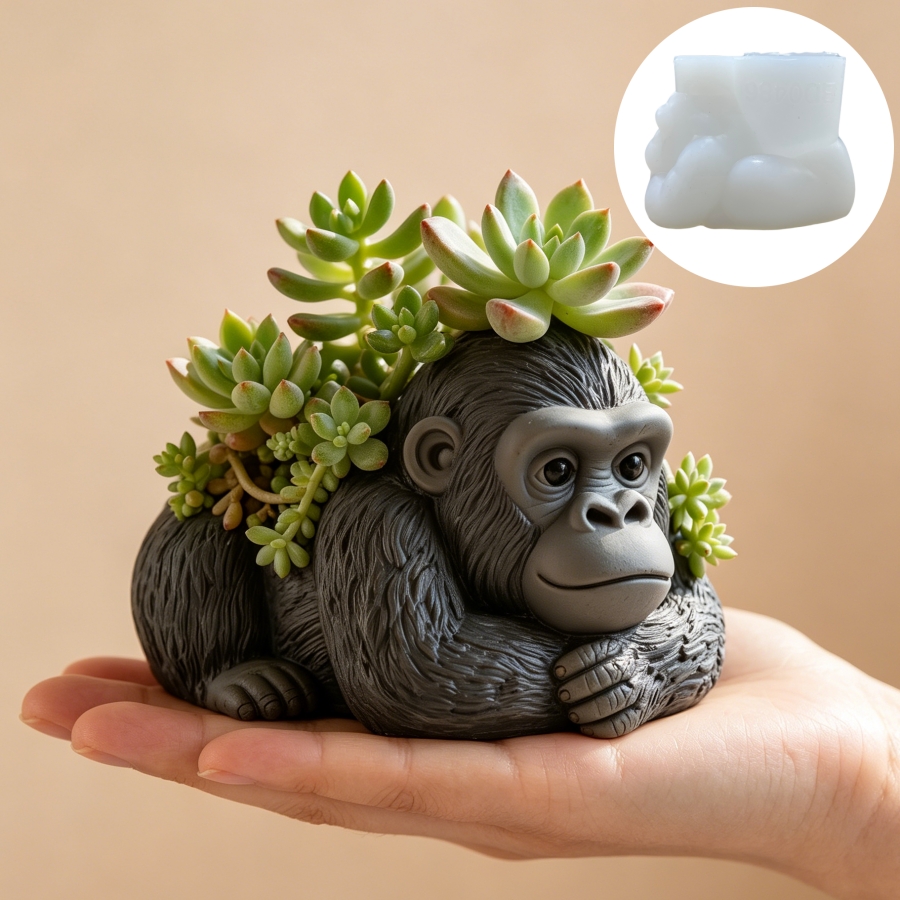 Lying nest gorilla succulent p - đánh giá và giá Potsticker Mold