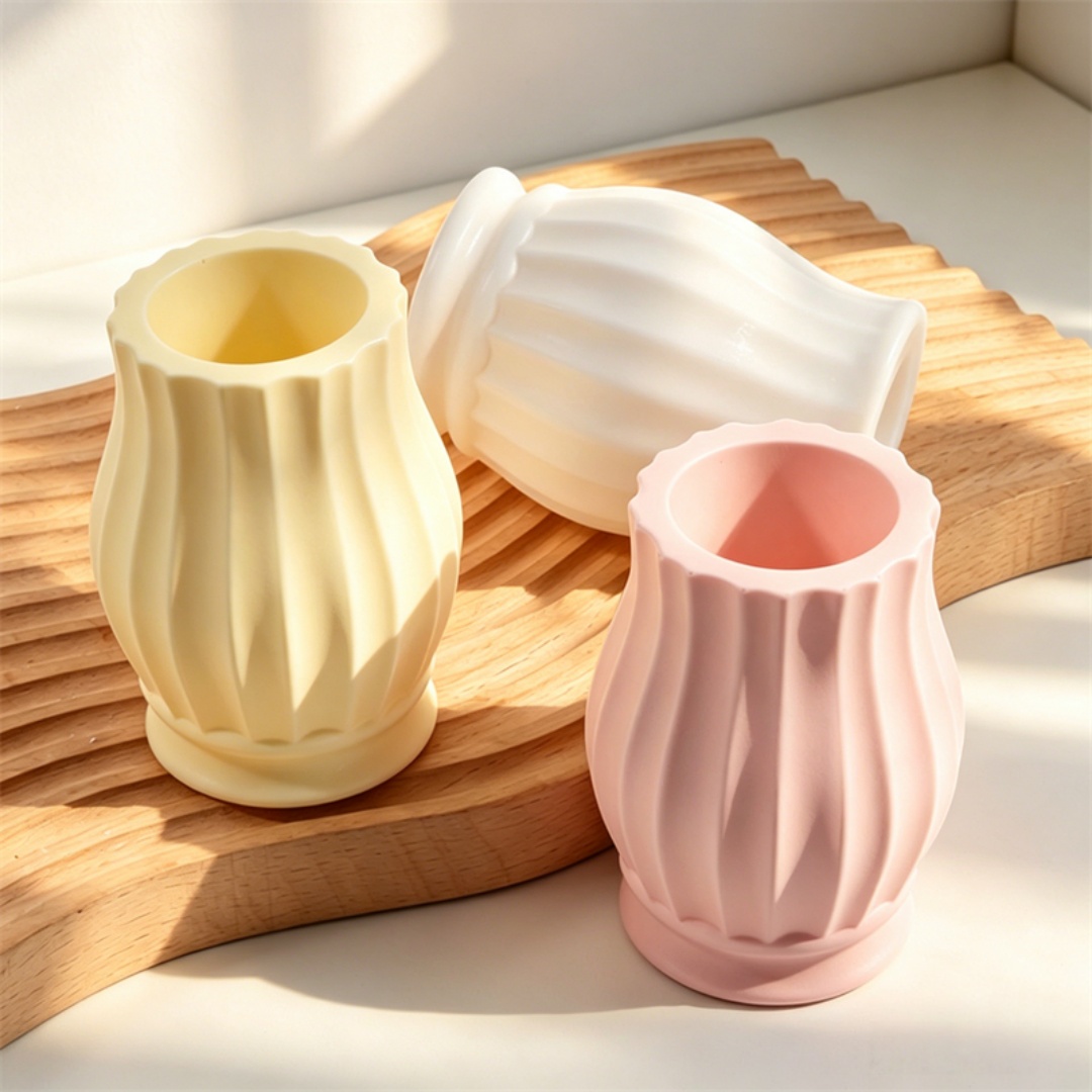 Embossed Pattern Curved Vase S - đánh giá và giá Potsticker Mold