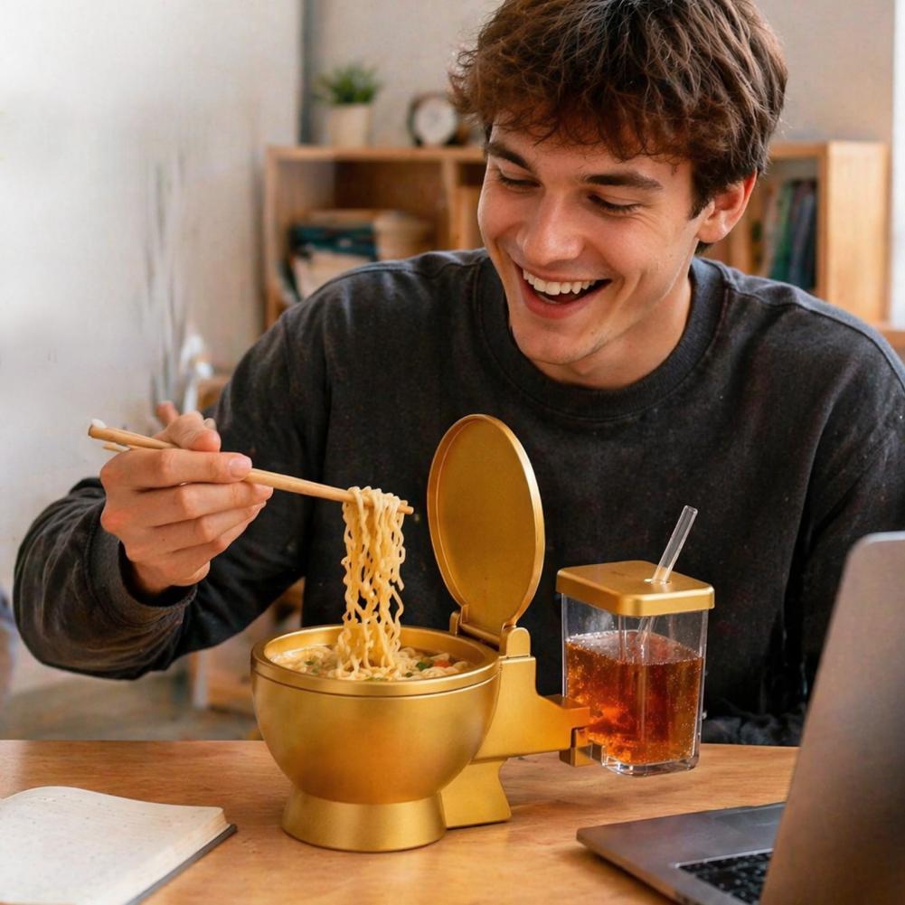 Toilet Shaped Ramen Bowl Set,  - đánh giá và giá Dim Sum Basket