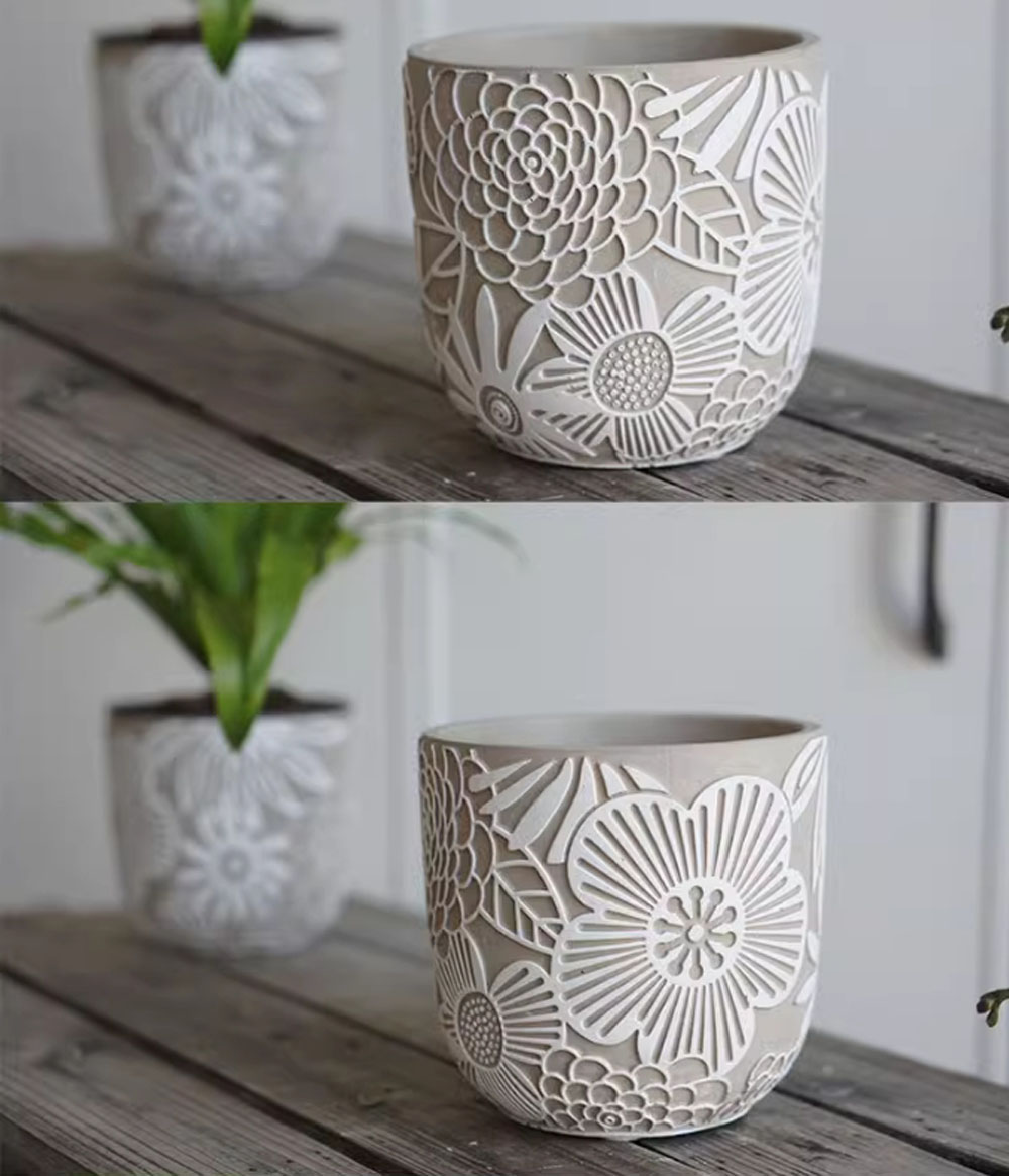 Concrete European Plant Pot Si - đánh giá và giá Potsticker Mold