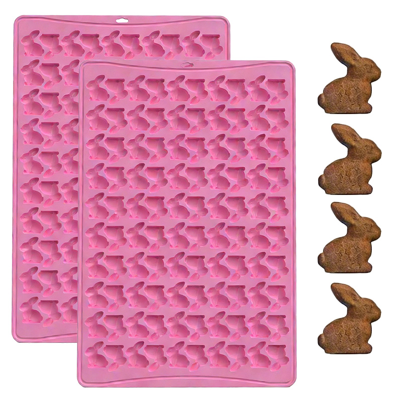 1pc 100 Grid 3D Rabbit Cookie  - đánh giá và giá Bunny Cake Mold