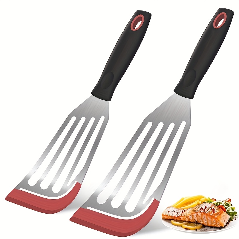 Stainless steel silicone spatu - đánh giá và giá Okonomiyaki Spatula