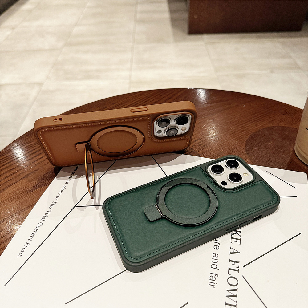 PU Leather Magnetic Case for A - đánh giá và giá Taco Stand Holder