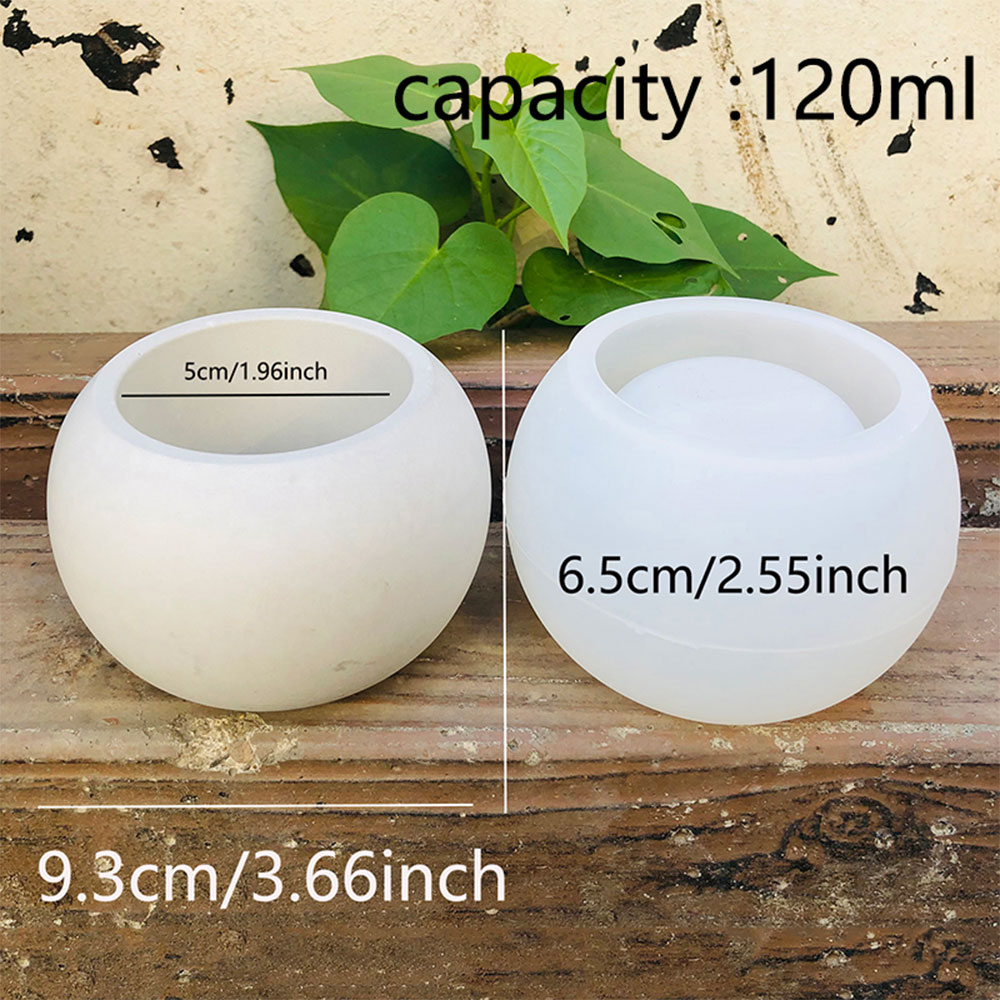 Spherical Flowerpot Silicone M - đánh giá và giá Potsticker Mold