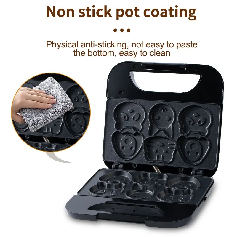 Household Cartoon Biscuit Mach - đánh giá và giá Mini Pancake Griddle