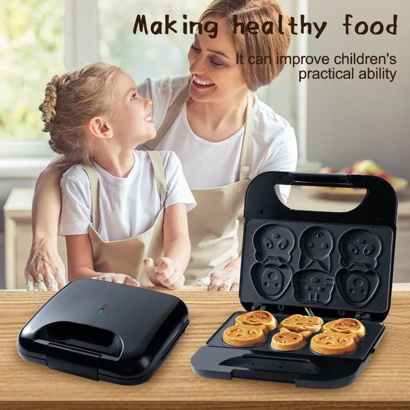 Household Cartoon Biscuit Mach - đánh giá và giá Mini Pancake Griddle