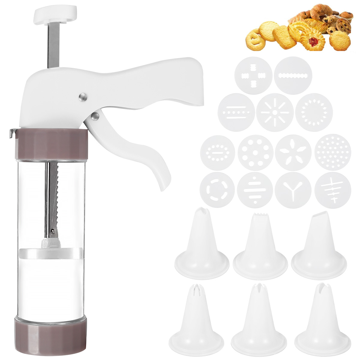 Cookie Press Set Cookie Press  - đánh giá và giá Churros Maker Gun