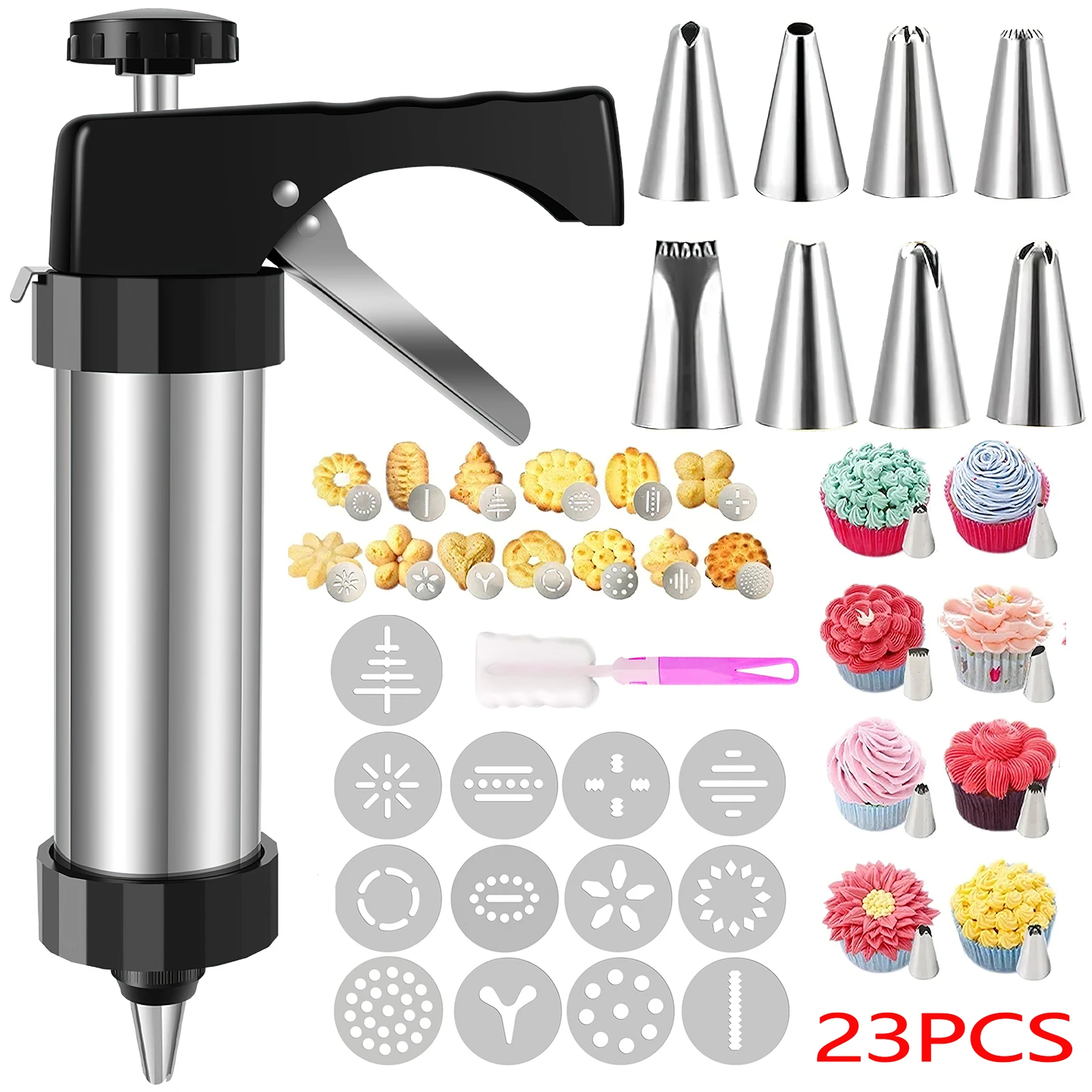 Christmas Cookie Press Gun and - đánh giá và giá Churros Maker Gun